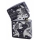 日版 Zippo Lighter 櫻花鯉魚(黑底銀) Noborigoi ZBT-3-11B