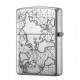 日版 Zippo Lighter 一帆風順-銀色 ZBT-3-182B