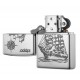 日版 Zippo Lighter 一帆風順-銀色 ZBT-3-182B