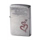 韓版 Zippo Lighter 永恆的愛 Forever Love ZBT-1-1