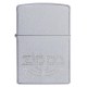 美版 Zippo Lighter Zippo渦卷字 Zippo Scroll 24335