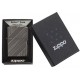 美版 Zippo Lighter Black Ice® 黑冰 深雕斜紋 Coils Deep Carved 29422