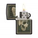 美版 Zippo Lighter 骷髏 Black Matte Classic Legendary Skull 29630