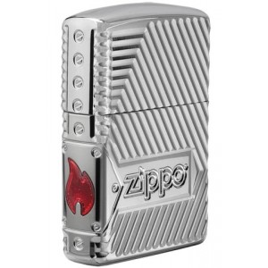 美版 Zippo Lighter 經典螺栓紋路(加厚版)防風打火機 Zippo Bolts Design 29672