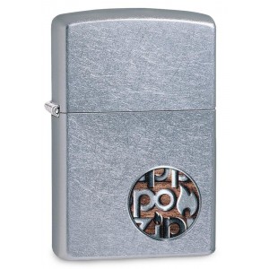 美版 Zippo Lighter Zippo Button Logo 29872