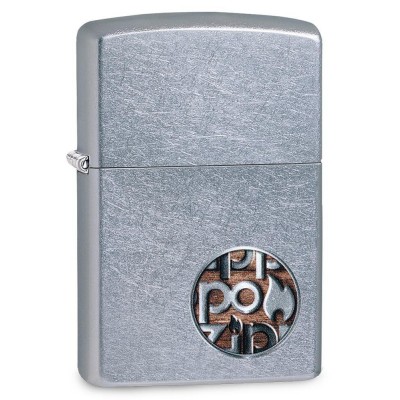 美版 Zippo Lighter Zippo Button Logo 29872