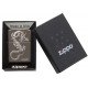 美版 Zippo Lighter Black Ice® 黑冰 東方之龍 Chinese Dragon Design 49030