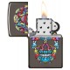 美版 Zippo Lighter Black Ice® 黑冰 骷髏 Skull Design 49135