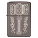 美版 Zippo Lighter Black Ice® 黑冰 雷神之鎚 Thors Hammer Design 49404