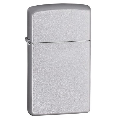 美版 Zippo Lighter Slim® 窄版 緞紗 Satin Chrome 1605