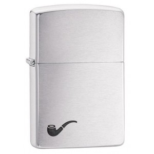 美版 Zippo Lighter 經典沙子(菸斗專用) Pipe Brushed Chrome 200PL