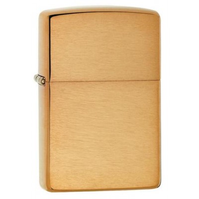 美版 Zippo Lighter 黃銅拉絲 Classic Brushed Solid Brass 204B