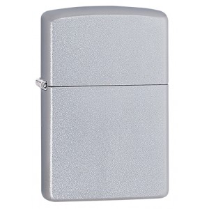 美版 Zippo Lighter 經典磨砂 Classic Satin Chrome 205