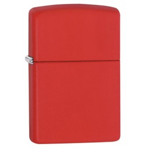 美版 Zippo Lighter 紅色啞漆(素面) Red Matte 233