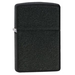 美版 Zippo Lighter 黑裂漆 Classic Black Crackle™ 236